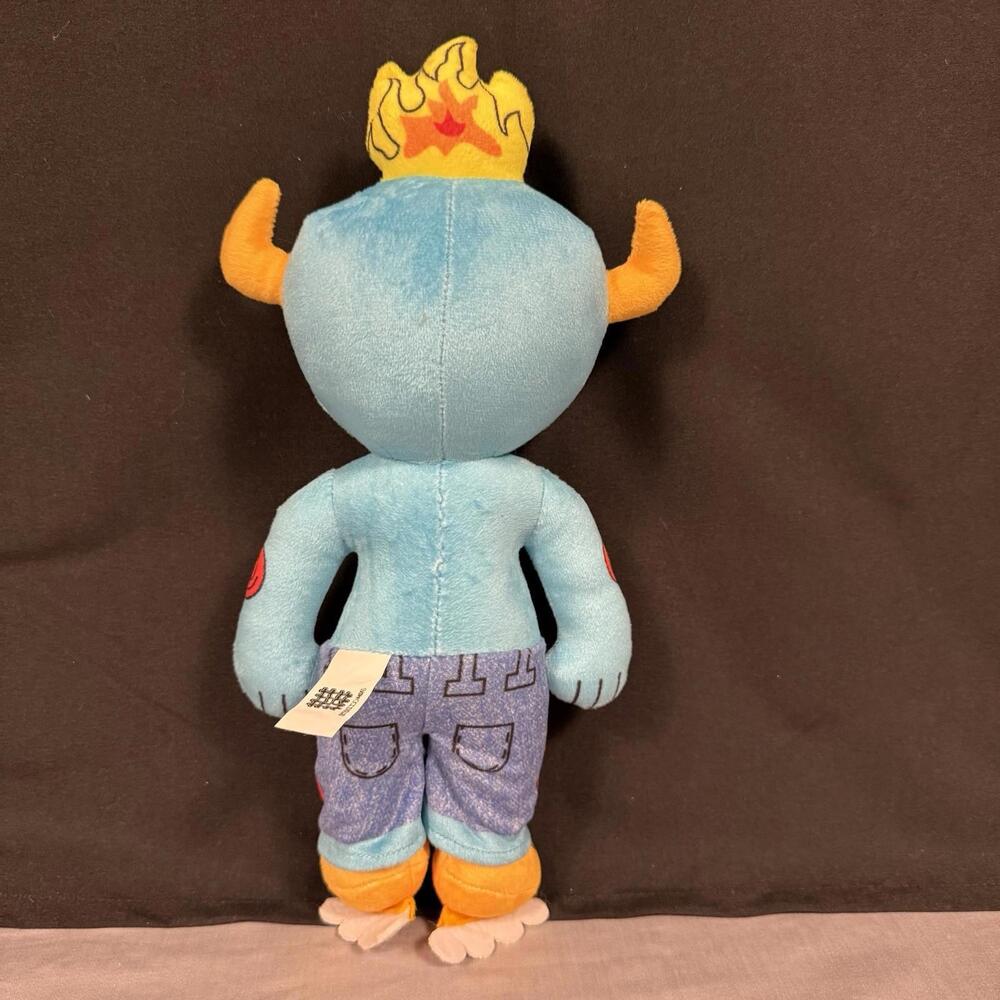 Meow Wolf Artcade Denver Plush Waffle Cone Club Garbble Grapple 11in Blue - Picture 7 of 8